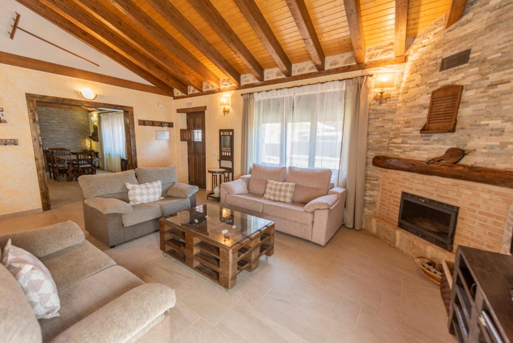 Villa Casa Entre Hoces10-12Paxjardin Y Barbacoa à Fuentemizarra Extérieur photo