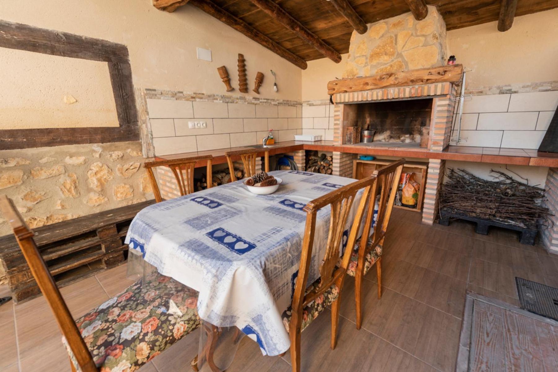 Villa Casa Entre Hoces10-12Paxjardin Y Barbacoa à Fuentemizarra Extérieur photo